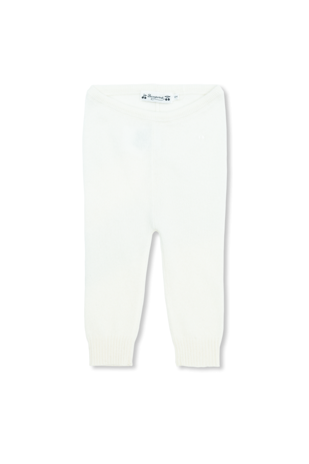 Cashmere leggings with logo od Bonpoint 