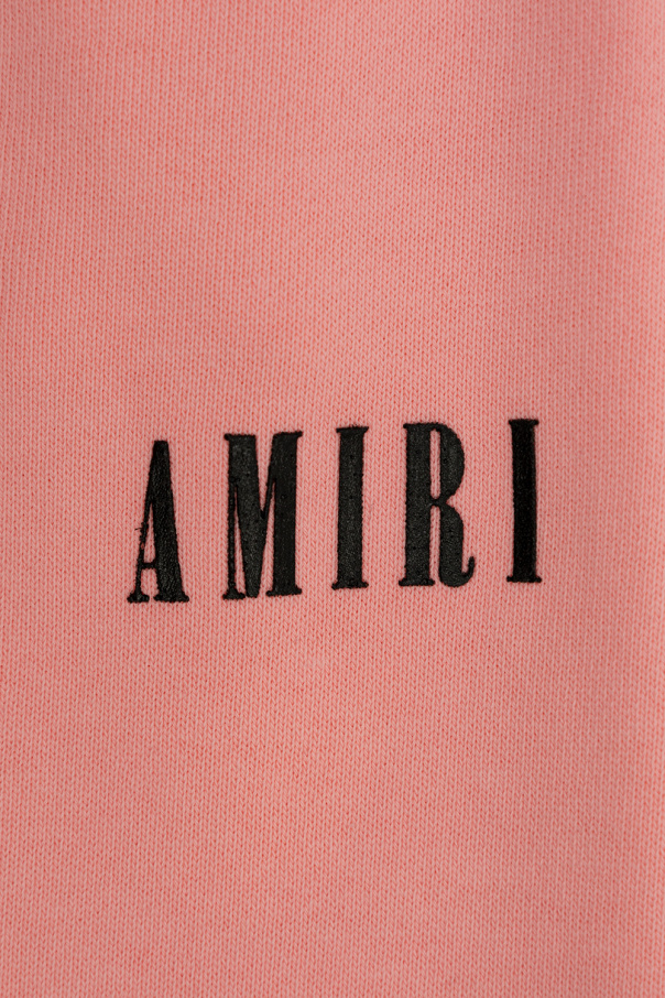 Amiri Kids logo-patch knitted dress