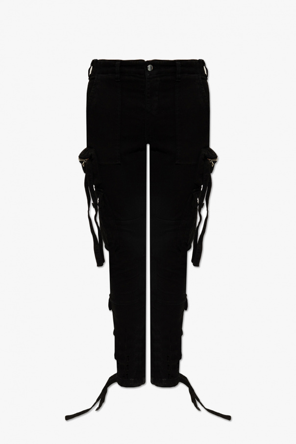 Amiri Checkerb Trousers with multiple pockets