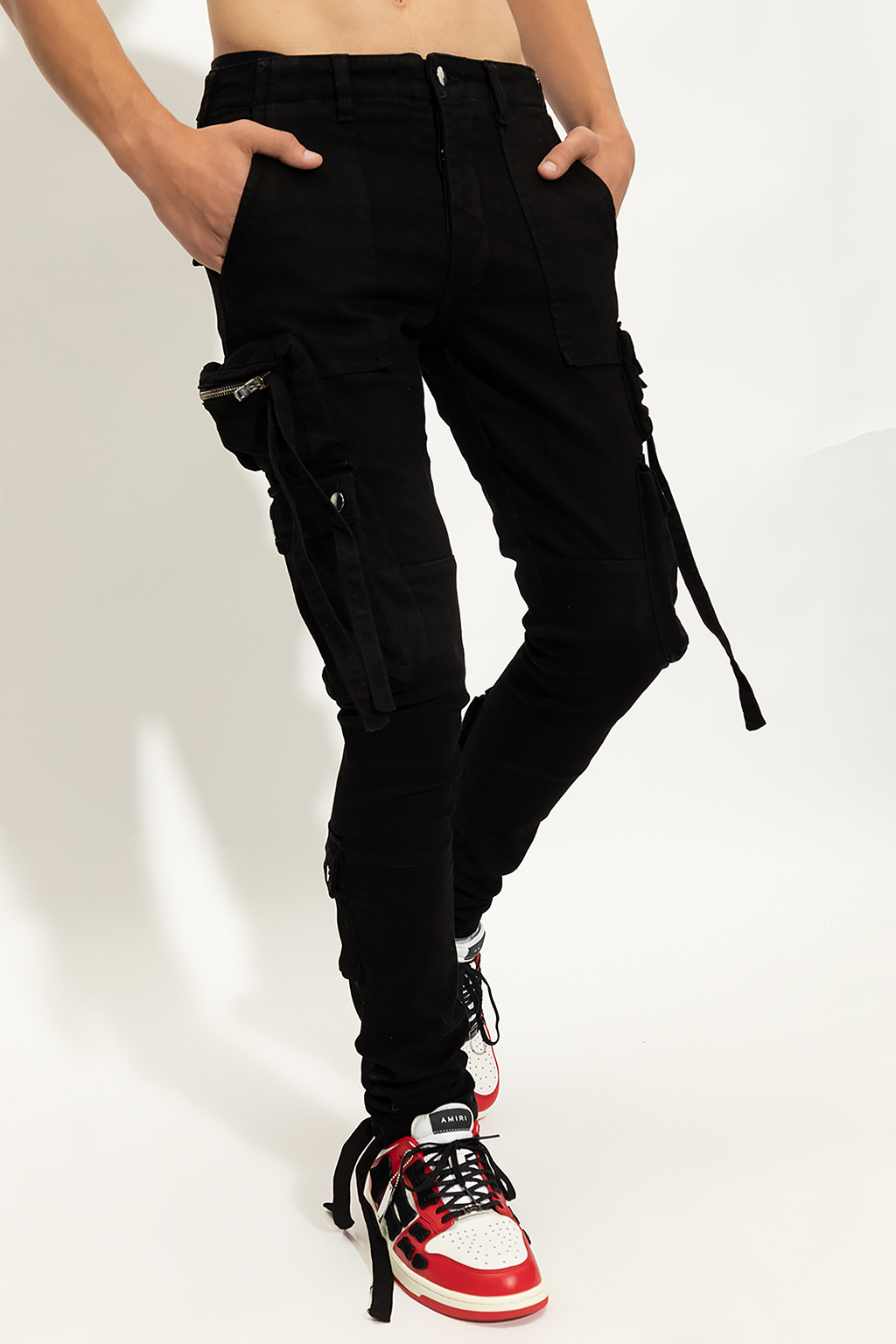 Amiri trousers 9sm with multiple pockets