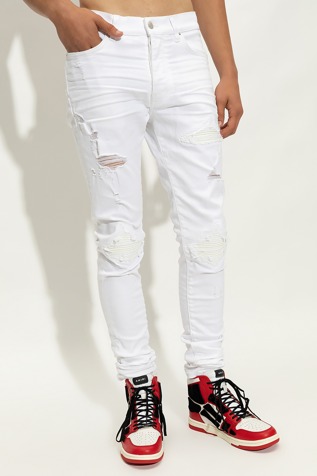 Amiri Jeans with vintage effect