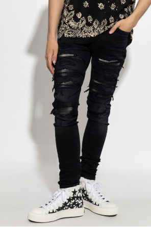 Amiri adidas graphic print wide leg trousers item