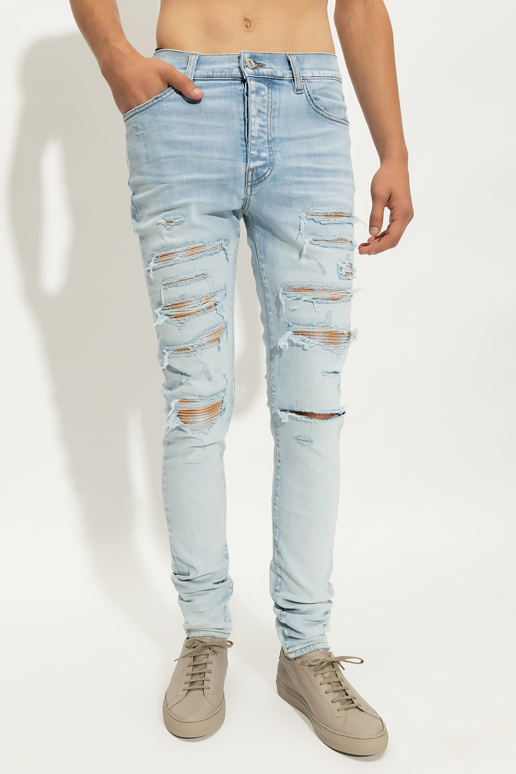 Amiri Jeans with vintage effect