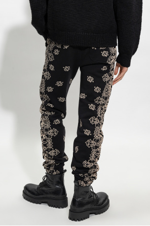 Amiri Gucci motif-print drawstring-waist shorts