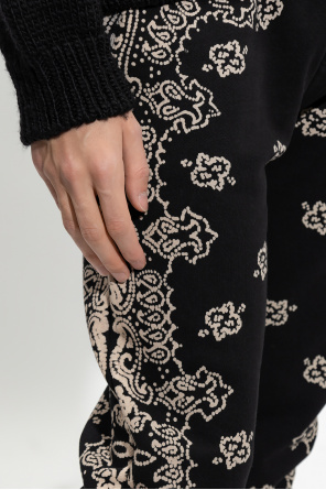 Amiri Sweatpants with paisley pattern