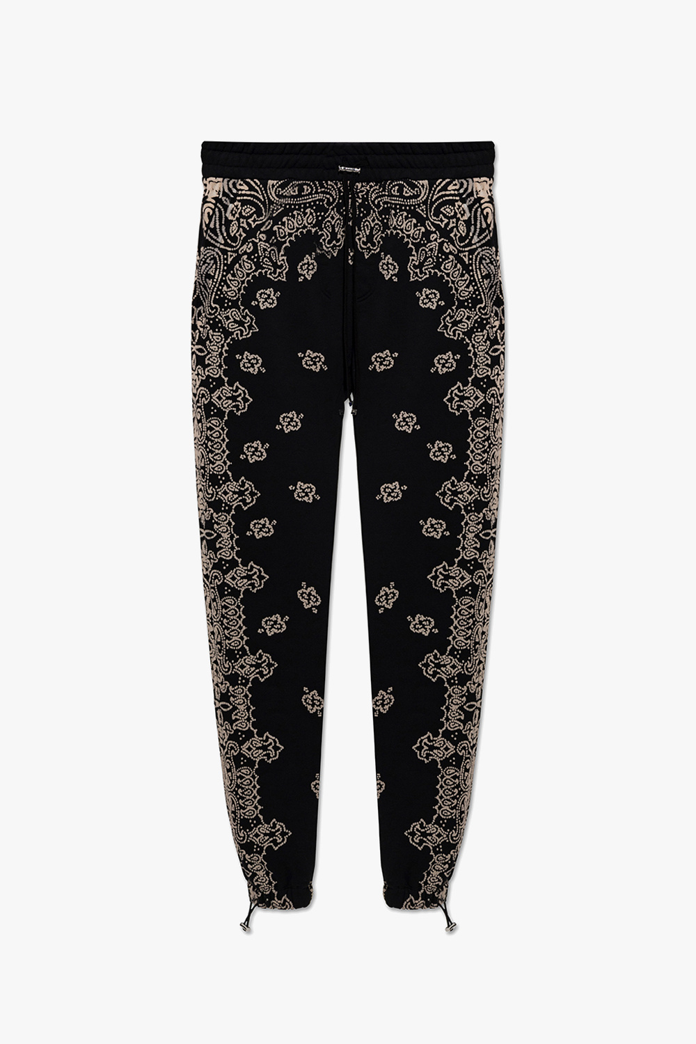 Black Sweatpants with paisley pattern Amiri - Bally Performance