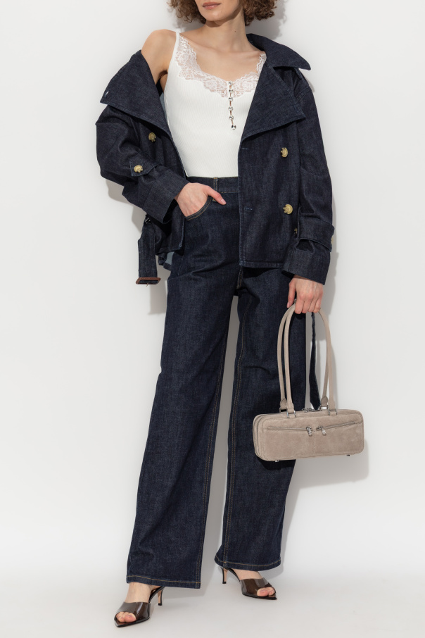 Self-Portrait High-Waist-Jeans