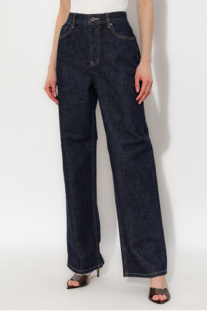 Self-Portrait High-Waist-Jeans