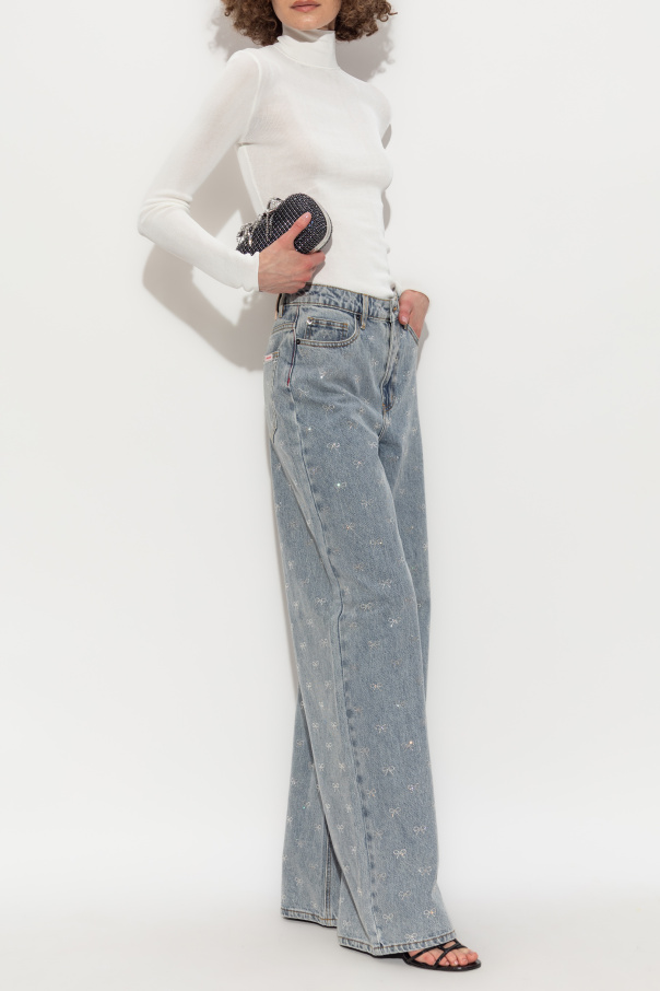 Self-Portrait Vaqueros con aplicaciones brillantes