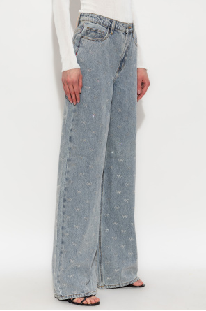 Self-Portrait Vaqueros con aplicaciones brillantes