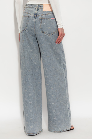 Self-Portrait Vaqueros con aplicaciones brillantes