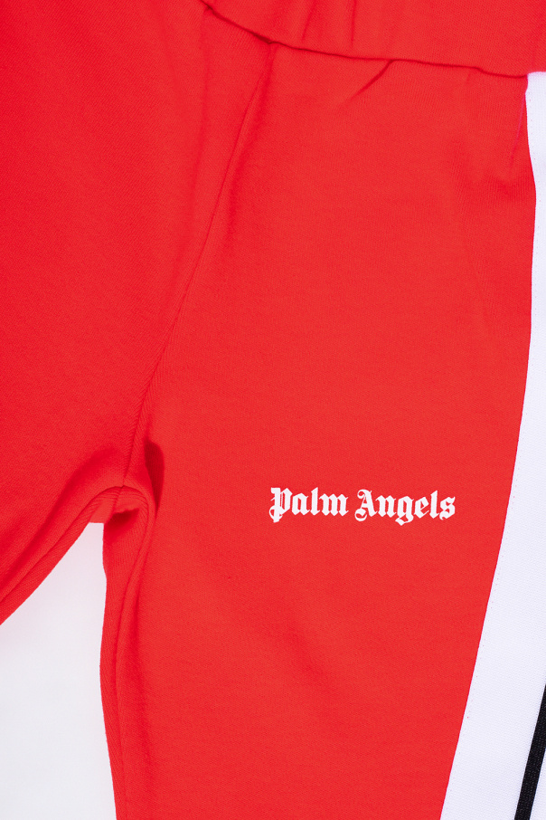 Palm Angels Kids Side stripe sweatpants