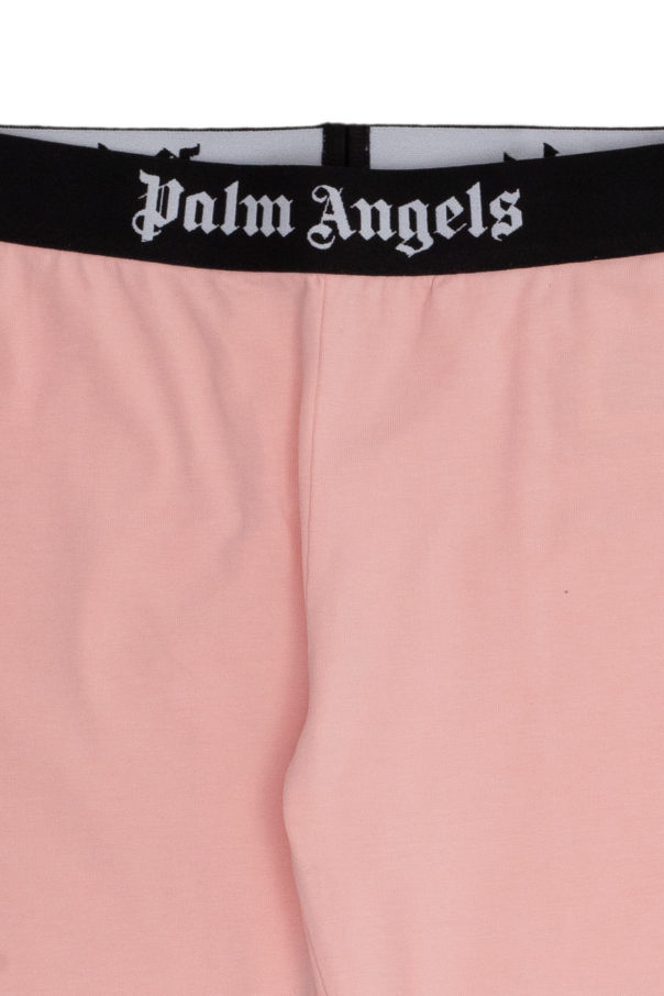 Palm Angels Kids Leggings with logo