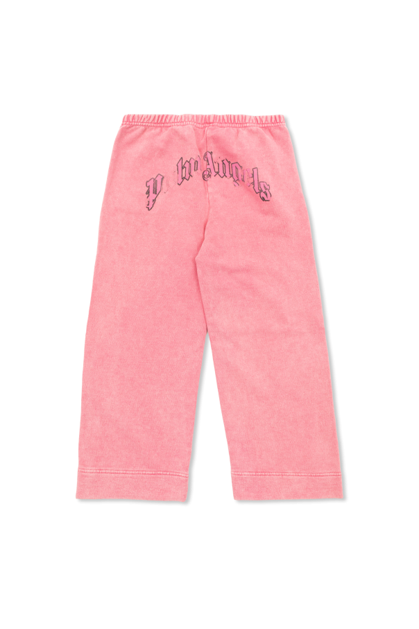 Palm Angels Kids Wide-leg sweatpants