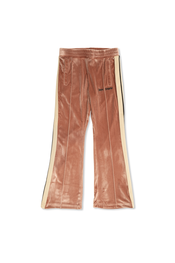 Velour sweatpants od Palm Angels Kids