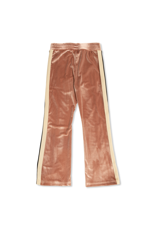 Palm Angels Kids Velour sweatpants