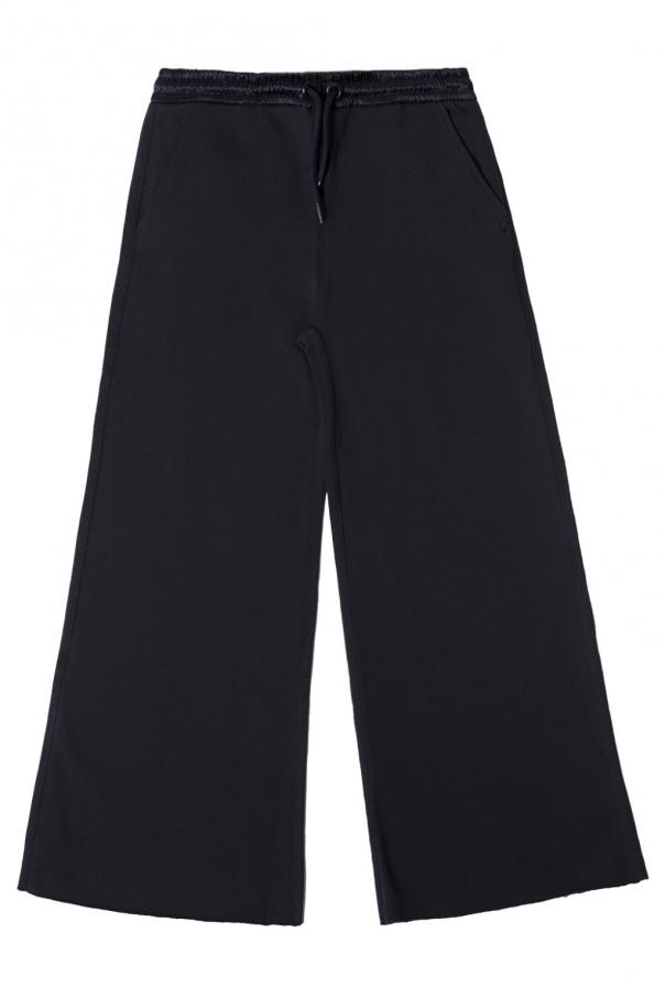 Diesel Kids Sweatpants with wide legs