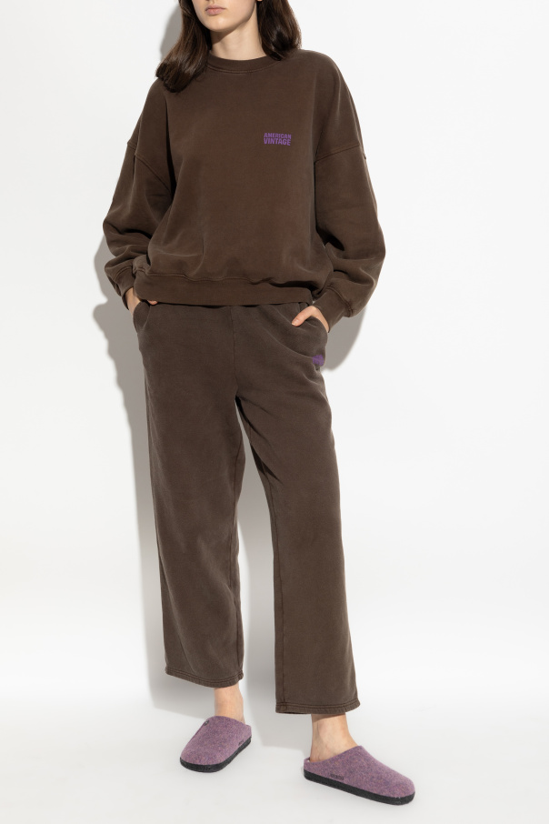 American Vintage Spodnie dresowe ‘Plizzy’