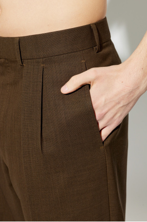 Tom Ford Wollhose mit Bügelfalte