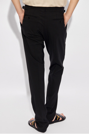 Tom Ford Wool pleat-front trousers