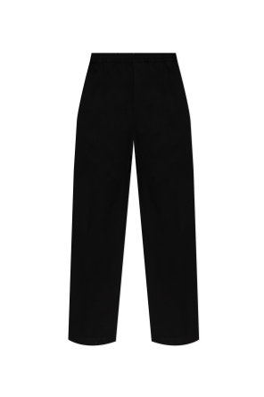 Trousers with stitching