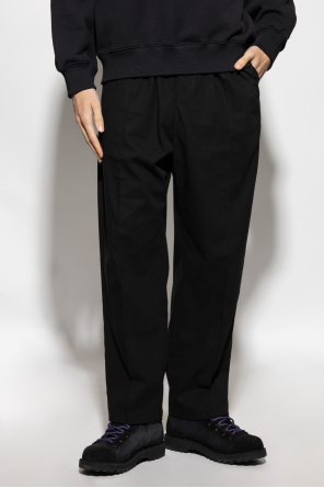Maison Kitsuné Trousers with stitching