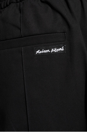 Maison Kitsuné Trousers with stitching