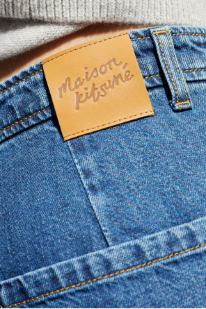 Maison Kitsuné Jeans de corte holgado