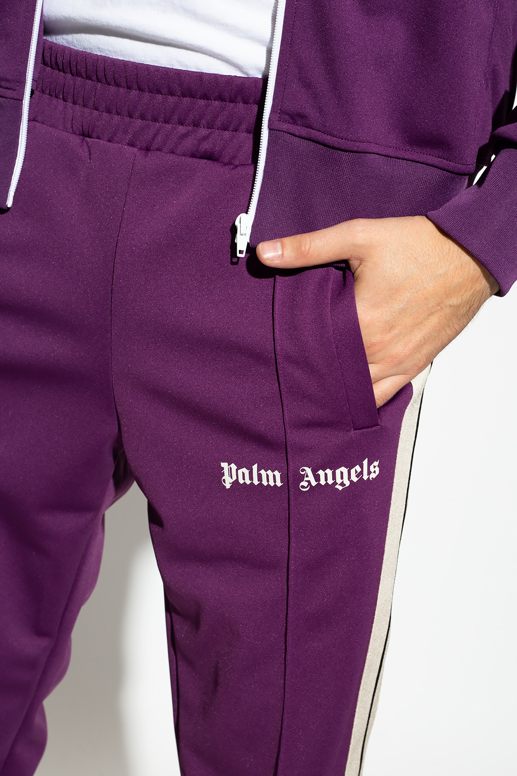 Palm Angels Essentials Chelsea Linear Logo Shorts