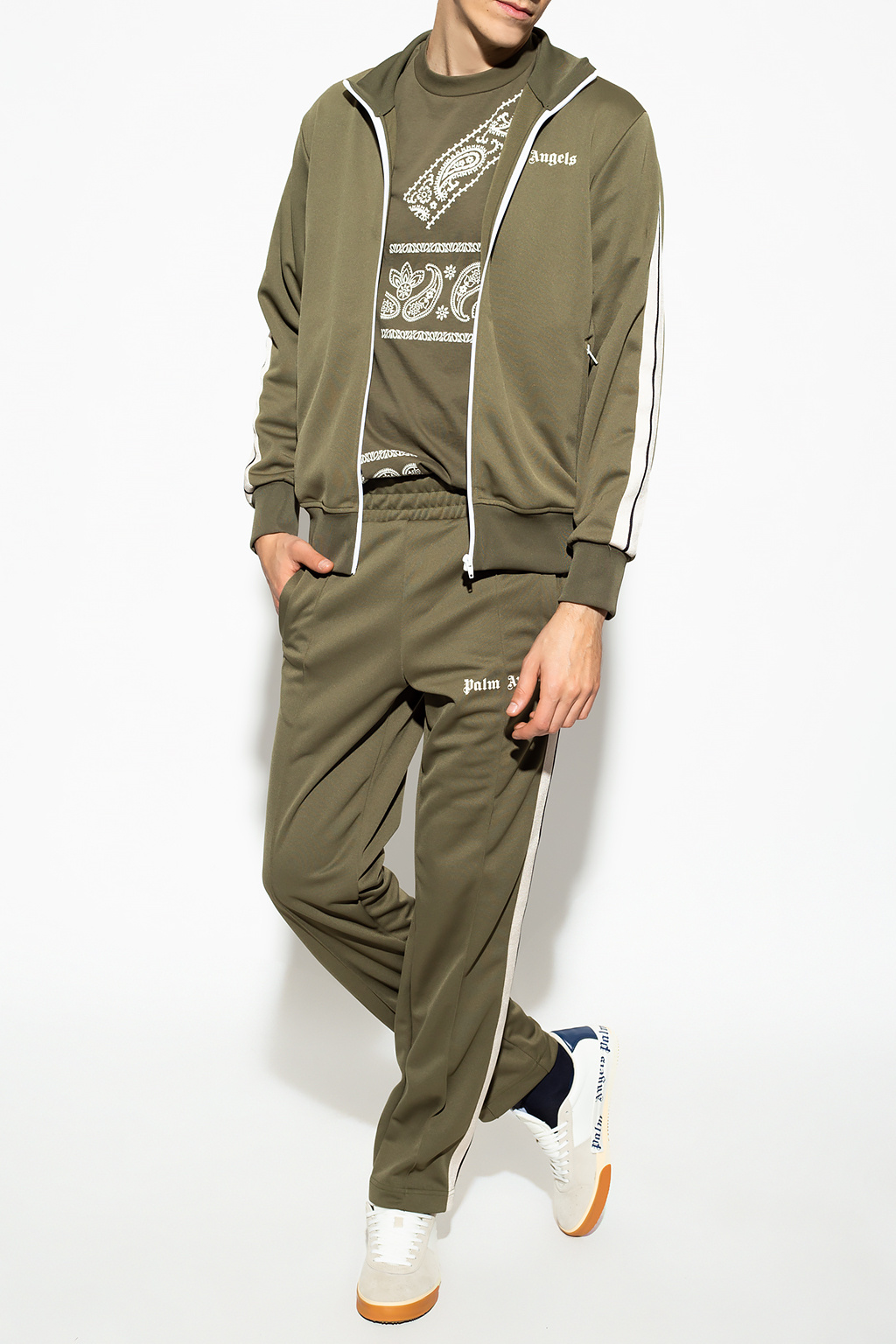 Palm Angels Sweatpants with logo | Men's Clothing | Vitkac
