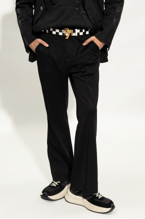 Palm Angels Trousers with animal motif