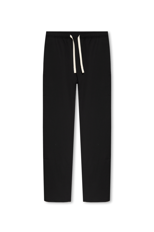 Palm Angels tiered trousers with logo