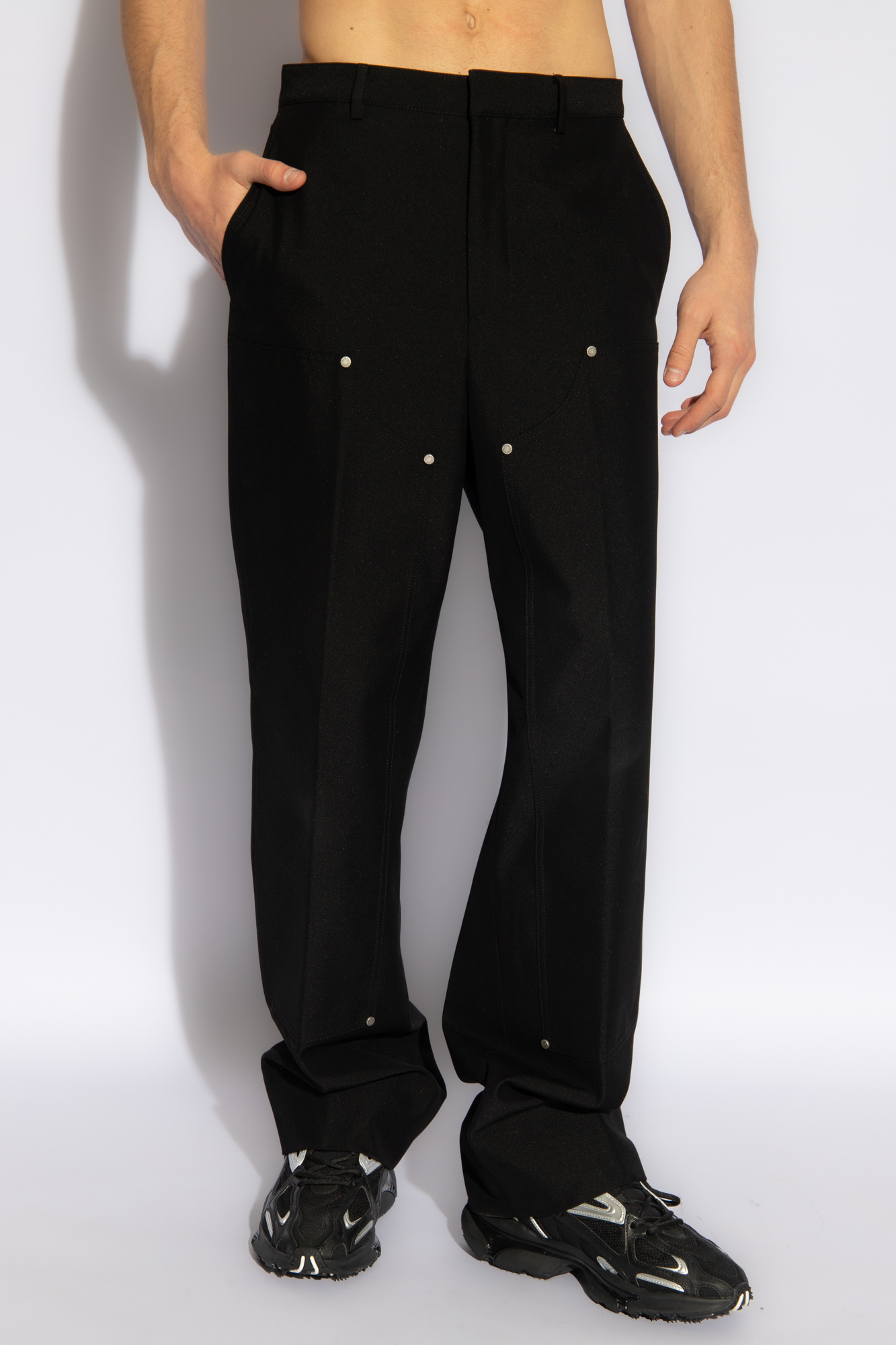 Palm Angels Trousers with logo