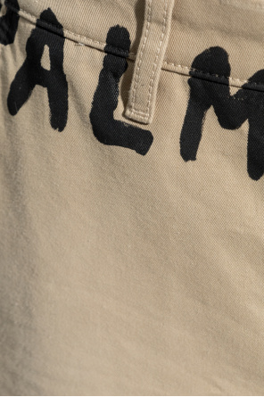 Palm Angels Trousers Icon with logo