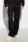 Palm Angels BLACK Pleat-front trousers