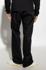 Palm Angels BLACK Pleat-front trousers