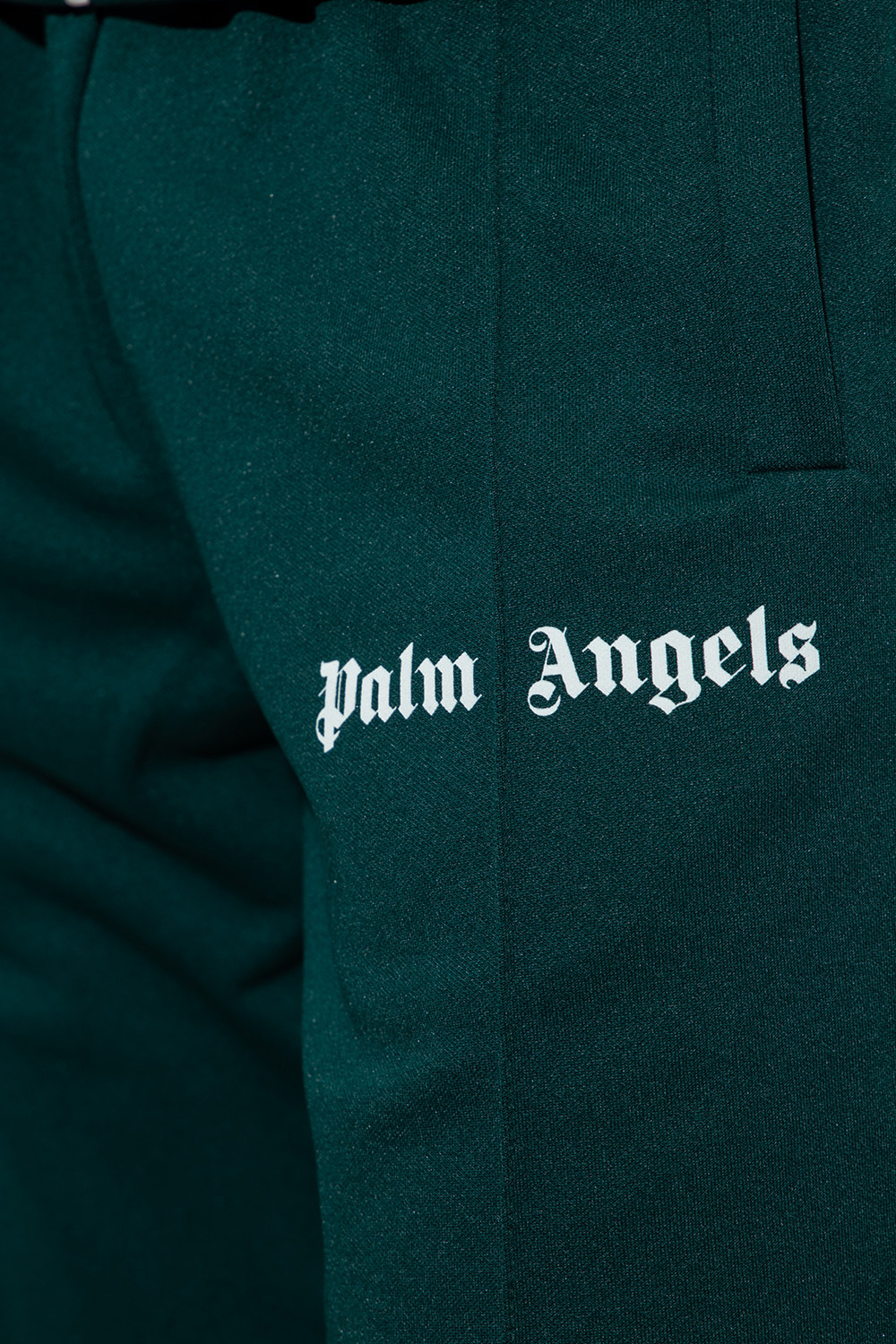 Palm Angels Jean Shorts Waist Detail Destroyed