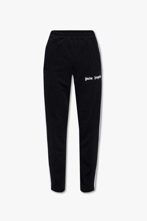 Palm Angels High-rise jeans with wide leg silhouette