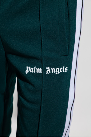 Palm Angels ribbed knit mini dress Black