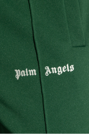 Palm Angels New Look ruffle detail smock mini dress in green