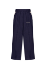 Palm Angels Linen trousers with logo