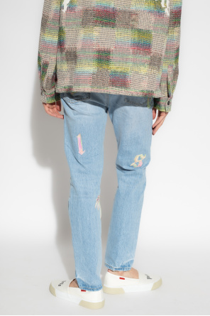 Palm Angels Jeans with patches
