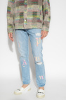 Palm Angels BLUE Jeans with patches