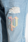 Palm Angels BLUE Jeans with patches