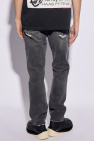 Palm Angels GREY Jeans with logo