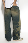 Palm Angels NAVY BLUE Jeans with logo