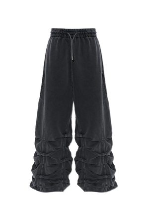 Draped sweatpants