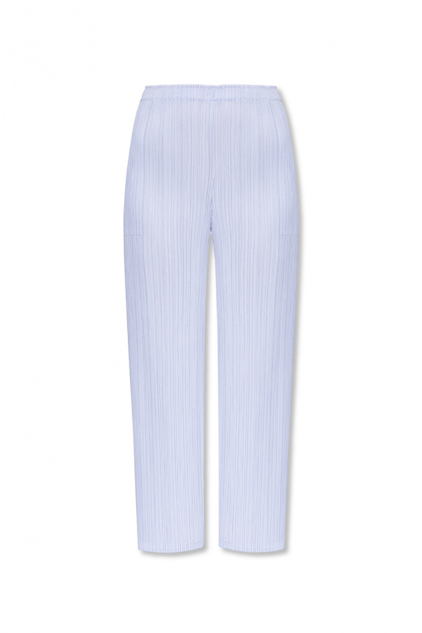 Shorts negros ajustados estampados de Lasula parte de un conjunto Pleated trousers