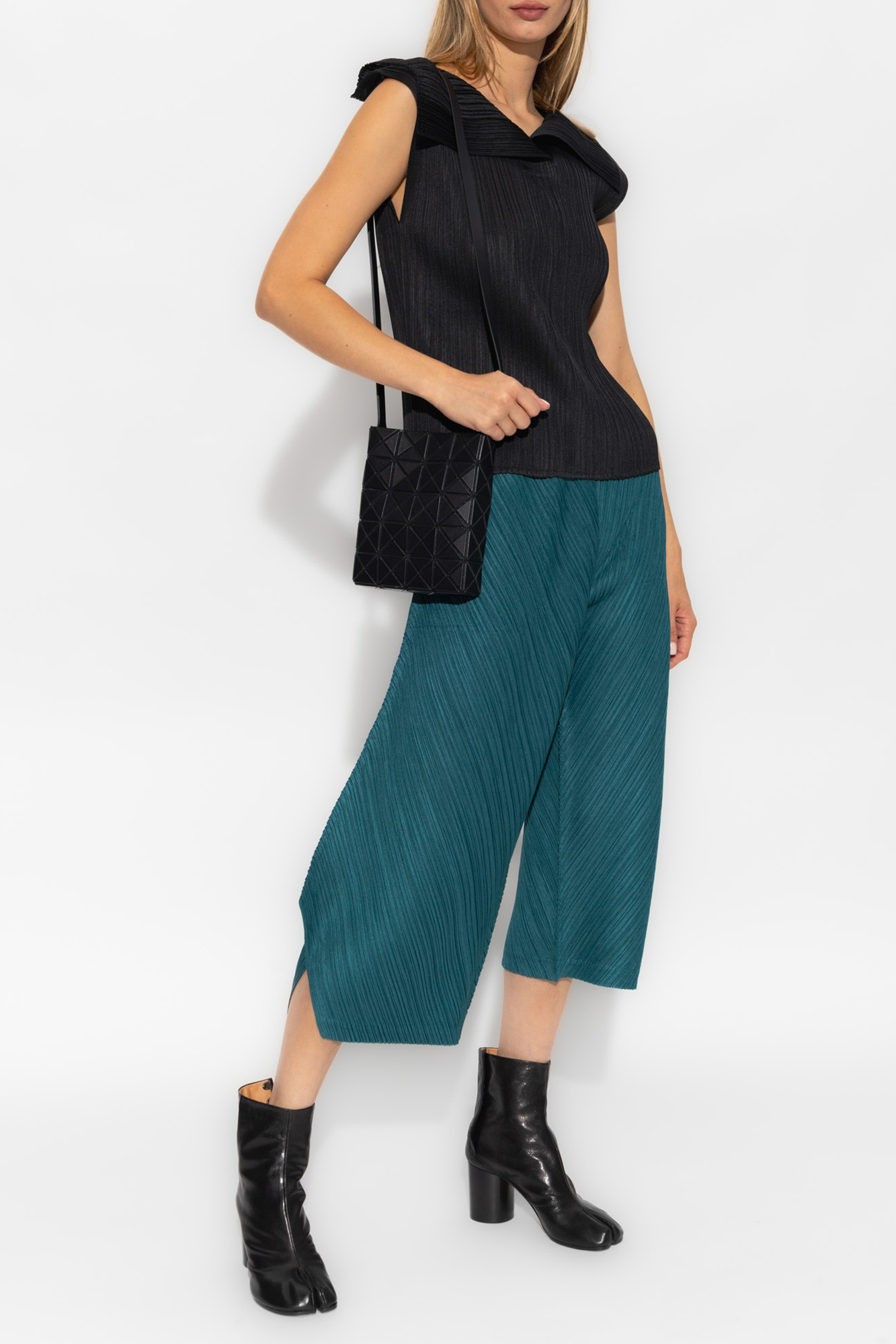 Pleats Please Issey Miyake Pleated finish trousers