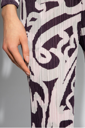 Issey Miyake Pleats Please Patterned trousers